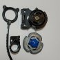 Beyblade Screw Spiral Fox TR145W2D Metal Fury and launcher RARE