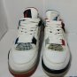 Nike Air Jordan Retro 4 IV What The Fire Red Cement Grey Blue CI1184-146 Size 8