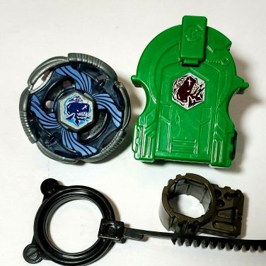 Grand Cetus Blue Beyblade HASBRO METAL MASTERS and launcher