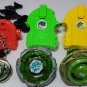 Beyblade Fang Leone 130W2D, Tornado leone X-04 and keychain HASBRO METAL FURY