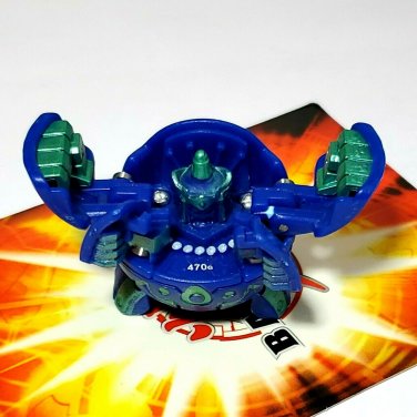 Bakugan Blade Fortress Blue Aquos B2 470g Plus 2 Random Cards