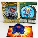Bakugan Battle Brawlers FROSCH 430G Blue Aquos B2 & frosch card + aquos card