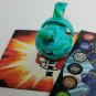 bakugan robotallian b1 classic green ventus 400g & metal card 2 piece lot