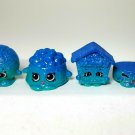 Shopkins Season 4 Petshop Blue Glitter Doghouse Collar Dennis Ball Doggy Bowl