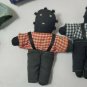 Vintage Black African American Dolls Primitive Folk Art Handmade dolls lot of 5