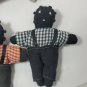 Vintage Black African American Dolls Primitive Folk Art Handmade dolls lot of 5