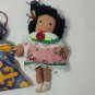Vintage Black African American Dolls Primitive Folk Art Handmade dolls lot of 5