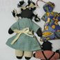 Vintage Black African American Dolls Primitive Folk Art Handmade dolls lot of 5