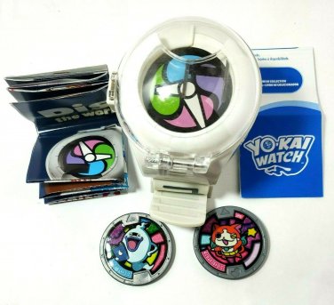 Yokai Yo-kai Watch Hasbro 2015 White And 2 Medal Interactive Tested.