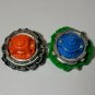 Beyblade Flame-X Diomedes D4 AND Iron-X Surtr S4 Burst Turbo SlingShock 2 Pack