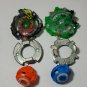 Beyblade Flame-X Diomedes D4 AND Iron-X Surtr S4 Burst Turbo SlingShock 2 Pack