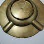 Antique Etched Floral Design Brass Round Ashtray 1930s by Sarna India m. 158