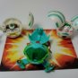 Bakugan Ventus B1 White Griffon  430g, White Gorem 390g, Stinglash 340g & cards