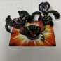 Bakugan Preyas Diablo 350G, Shadow Vulcan 570G, wilda 560G Black Darkus & cards