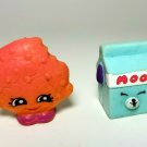 Shopkins Food Fair KOOKY COOKIE Pink, Season 4 Milk Bud Moo 2 piece set
