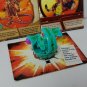 bakugan warius 510g green ventus + two cards rare 3 piece bundle lot