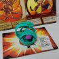bakugan warius 510g green ventus + two cards rare 3 piece bundle lot