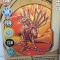 bakugan warius 510g green ventus + two cards rare 3 piece bundle lot