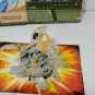 bakugan neo dragonoid b2 gray haos 730g new vestroia yellow horns & 2 cards