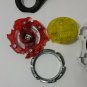 Beyblade Burst Z Achilles A4 Slingshock Rip Fire light up Red and launcher