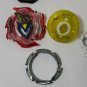 Beyblade Burst Z Achilles A4 Slingshock Rip Fire light up Red and launcher