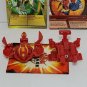Bakugan Strikeflier Red Pyrus 750G & Twin Destructor Battle Gear 100G + 2 cards