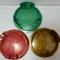 Beyblade Battle Arena Stadium INSERTS ONLY Red/Green/Gold Used. 2010