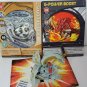 bakugan apollonir 480g gray haos battle brawlers + 2 cards 3 piece bundle lot