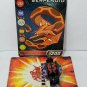 Bakugan Serpenoid Black Darkus B1 Classic 350G & Serpenoid card