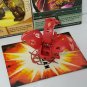 Bakugan Hades Red Pyrus New Vestroia 480G & 2 cards
