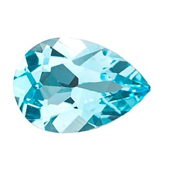 Certified Natural Sky Blue Topaz AAA Quality 8x6 mm Faceted Pear Shape 5 pcs Lot Loose Gemstone