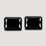 Certified Natural Black Spinal AAA Quality 12x10 mm Faceted Octagon Shape 1 pc Loose Gemston