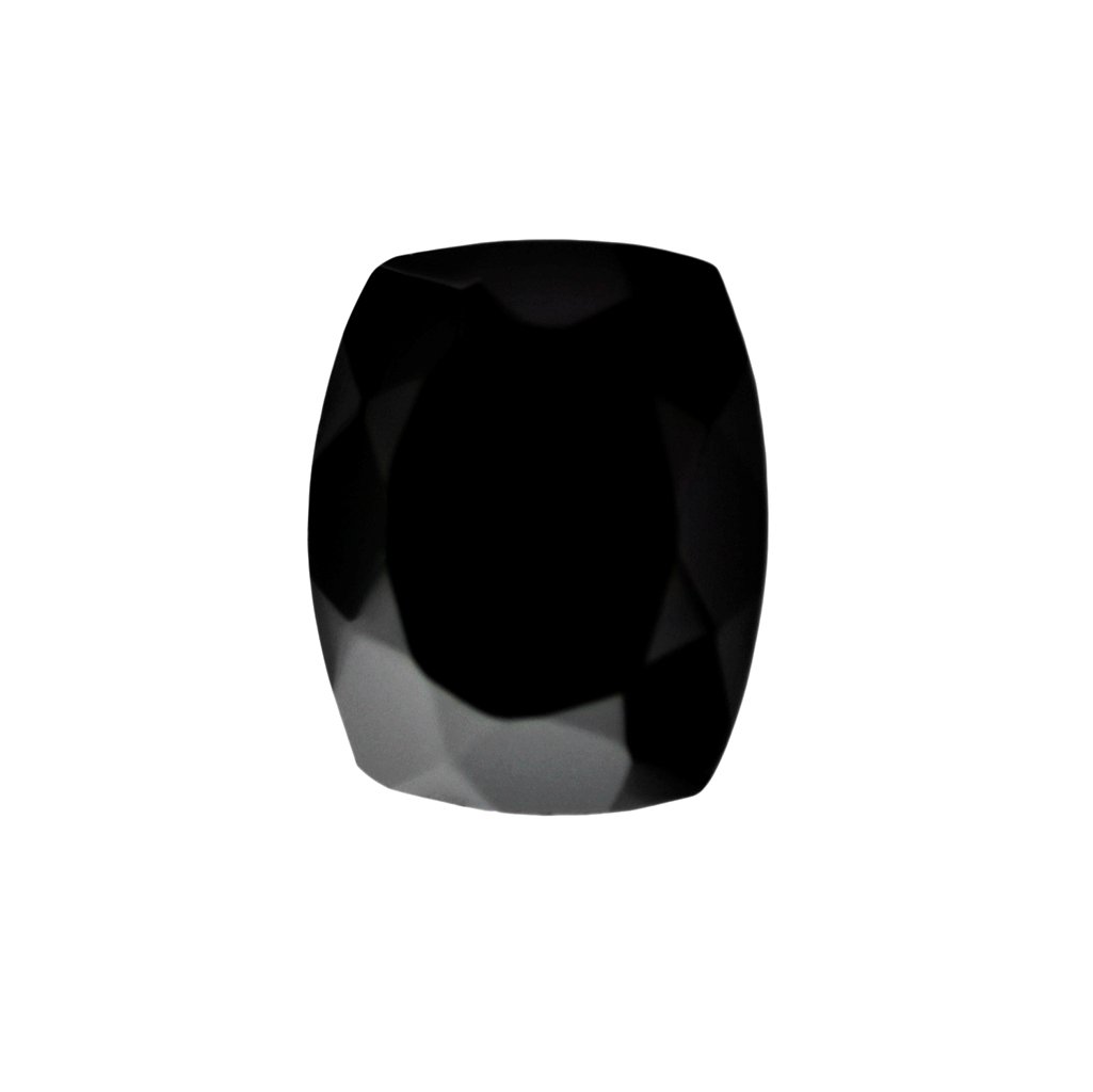 Certified Natural Black Spinal AAA Quality 12x10 mm Faceted Cushion Shape 1 pc Loose Gemston