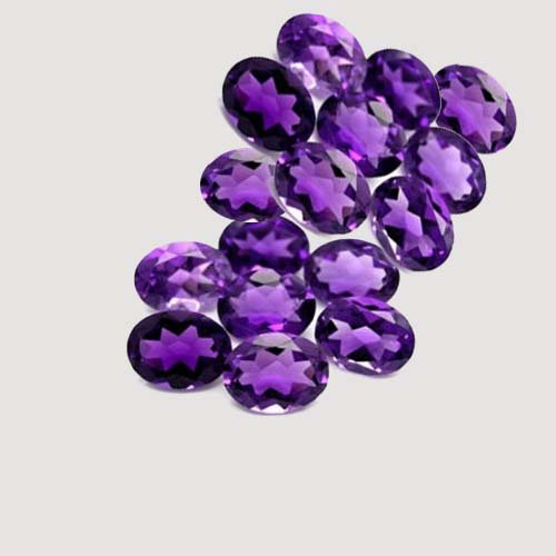 Certified Natural Amethyst AAA Quality 16x12 mm Faceted Oval Shape Pair Loose Gemstone