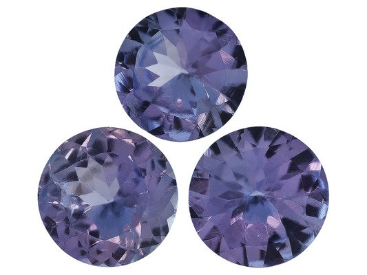 Certified Natural Tanzanite AA Quality 6 mm Faceted Round 2 pcs Pair loose gemstone