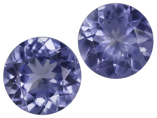 Certified Natural Tanzanite AA Quality 6 mm Faceted Round 5 pcs lot loose gemstone