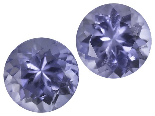 Certified Natural Tanzanite AA Quality 7 mm Faceted Round 5 pcs lot loose gemstone