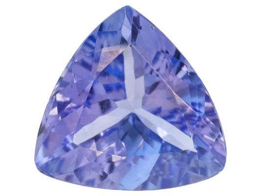 Certified Natural Tanzanite AA Quality 3.5 mm Faceted Trillion 25 pcs lot loose gemstone
