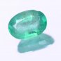 Pretty !! Natural Green Emerald 0.66 Ct Oval Shape Gemstone Certified~HG 9372