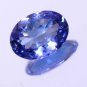 Stunning 0.85 Ct Oval Shape Natural Tanzanite Violet Blue Free Certified HG 9370