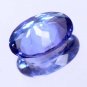 Stunning 0.85 Ct Oval Shape Natural Tanzanite Violet Blue Free Certified HG 9370