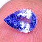 !! Beautiful Natural Violet Blue Tanzanite 0.70 Ct Pear Shape Certified HG 8993