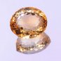 Use For Jewelry Natural Citrine Yellow 19.28 Ct Oval Shape Certified*HG 9207
