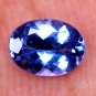 Tempting ! Natural Tanzanite Violet Blue 0.90 Ct Oval Shape Certified HG 9030