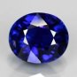 Very Nice Oval Shape Natural Tanzanite Violet Blue 0.85 Carat Certified HG 9362