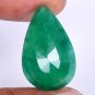 Use For Jewelry Pear Cut 23 Ct Natural Indian Emerald Green Colour HG 9349