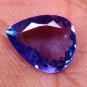 Natural Gigantic Tanzanite Violet Blue 1.82 Ct Pear Shape Free Certified HG 9010