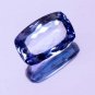 Best Quality Natural Tanzanite Violet Blue 1.40 Ct Cushion Cut Certified HG 9304