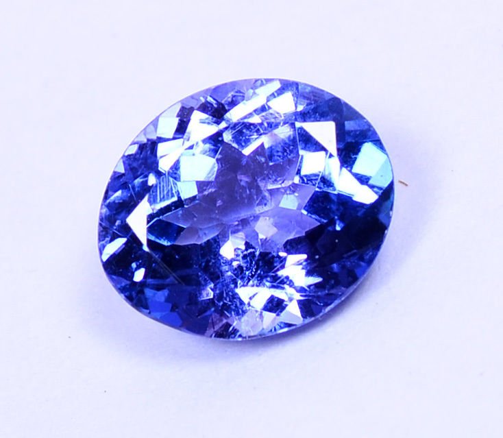 Beautiful Look Natural Violet Blue Tanzanite Oval Cut 1.44 Ct Certified HG 8999
