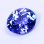 Beautiful Look Natural Violet Blue Tanzanite Oval Cut 1.44 Ct Certified HG 8999